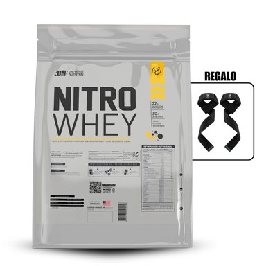 NITRO WHEY 5 KG VAINILLA+STRAPS
