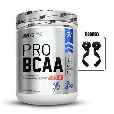 PRO BCAA 6000 500 GR FRUIT PUNCH+STRAPS