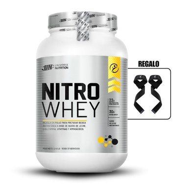 NITRO WHEY 1.1 KG COOKIES Y CREAM+STRAPS