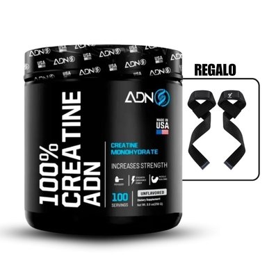 CREATINA MONOHIDRATADA ADN 250GR+STRAPS