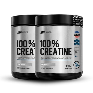 CREATINA MONOHIDRATADA UNIVERSE NUTRITION 150GR PACK X2