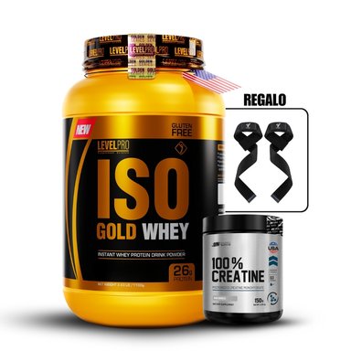 ISO GOLD WHEY 2.43LBS VANILLA CREME+UNIVERSE NUTRITION 150GR+STRAPS