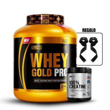WHEY GOLD PRO 6.6LBS VANILLA CREME+UNIVERSE NUTRITION 150GR+STRAPS