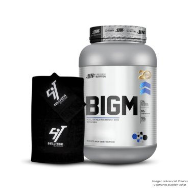 GANADOR DE PESO UNIVERSE NUTRITION BIGM 2KG VAINILLA+TOALLA