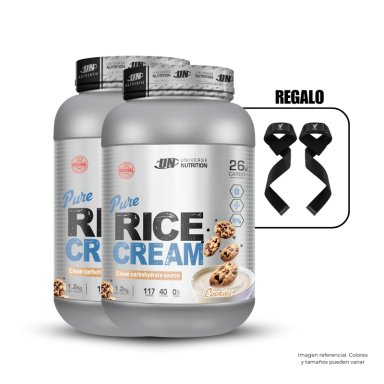 CREMA DE ARROZ UNIVERSE NUTRITION 1.2KG COOKIES PACK X2