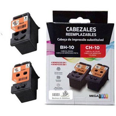 KIT CABEZAL CANON NEGRO BH-10 Y CH-10 COLOR