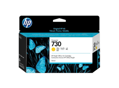 TINTA HP P2V64A AMARILLO 730 130 ML ORIGINAL