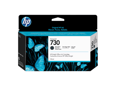 TINTA HP P2V65A NEGRO 730 MATTE BLACK 130ML ORIGINAL