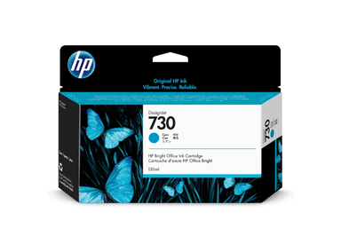 TINTA HP P2V62A MULTICOLOR 730 CIAN 130 ML ORIGINAL