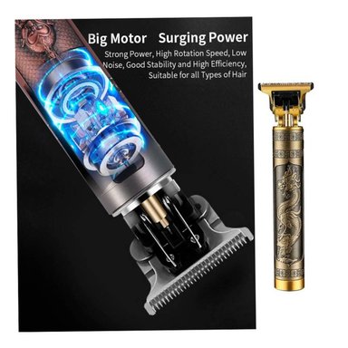 CORTADORA DE CABELLO Y BARBA GW-9772 PORTATIL MAQUINA RECORTADORA RECARGABLE - 3