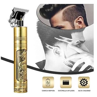 CORTADORA DE CABELLO Y BARBA GW-9772 PORTATIL MAQUINA RECORTADORA RECARGABLE - 6