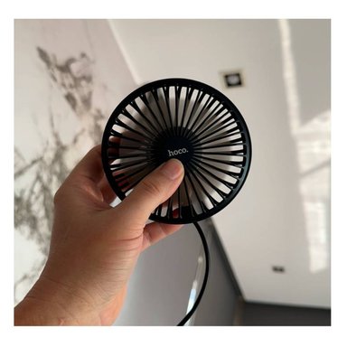 VENTILADOR PORTATIL HOCO ZP2 3 NIVELES AIRE AUTO USB - 4