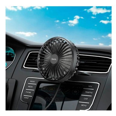 VENTILADOR PORTATIL HOCO ZP2 3 NIVELES AIRE AUTO USB - 5