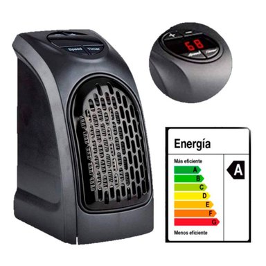 ESTUFA CALENTADOR CALEFACCIÓN ELÉCTRICO PORTÁTIL EL HOGAR - 1