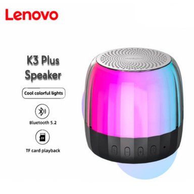 PARLANTE LENOVO ORIGINAL BLUETOOTH BOLSILLO K3 PLUS LUCES RGB - 4