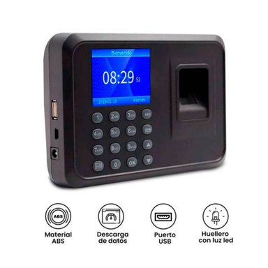 LECTOR HUELLAS IMPORTADO CONTROL HUELLERO BAIHUO MY-7078 BIOMÉTRICO DE CONTROL DE ASISTENCIA POR CERRADURA SMART - 2