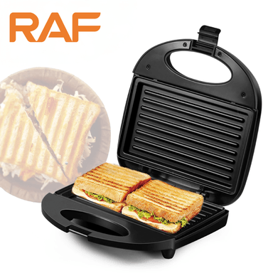 PARRILLA GRILL SANDWICHERA PANINI TOSTADORA PLACA ANTIADHERENTE DE 750W