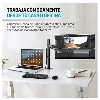 SOPORTE ESCRITORIO 17 A 32 PULGADAS RACK BASE PARA MONITOR INCLINABLE - 3