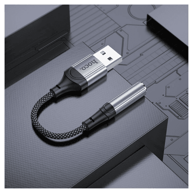 CABLE HOCO ADAPTADOR AUDIO DIGITAL USB A 3.5 MM LS36 FRESH - 5