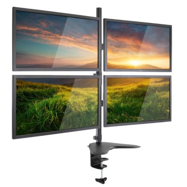 RACK BRAZO SOPORTE ESCRITORIO BASE 4 MONITORES ZJ-K7903