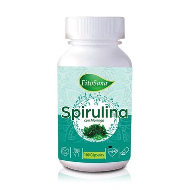 SUPLEMENTO FITOSANA SPIRULINA CON MORINGA 100 CÁPSULAS