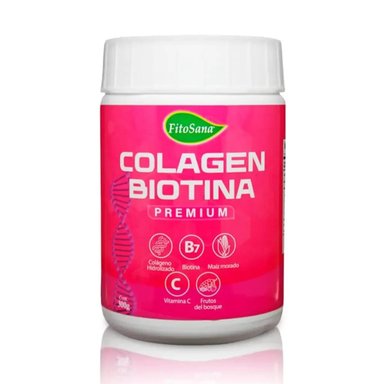 COLÁGENO FITOSANA BATIDO EN POLVO BIOTINA PREMIUM 300G