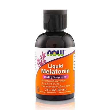 MELATONINA LÍQUIDA 3 MG (59 ML) - NOW FOODS
