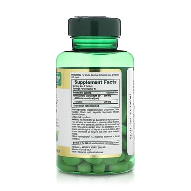 ASHWAGANDHA KSM-66 (90 TABLETAS) – NATURE’S BOUNTY - 2