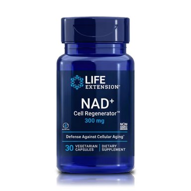 NAD+ REGENERADOR CELULAR 300MG (30 CÁPSULAS) – LIFE EXTENSION
