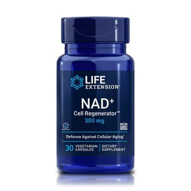 NAD+ REGENERADOR CELULAR 300MG (30 CÁPSULAS) – LIFE EXTENSION