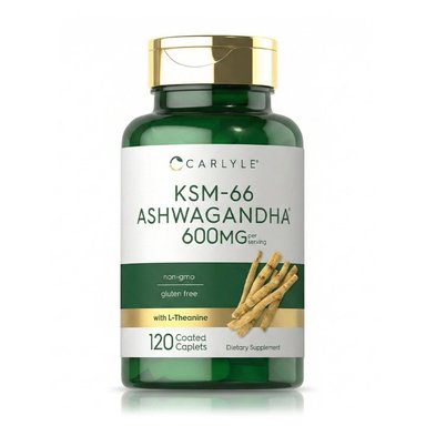 ASHWAGANDHA KSM-66 600 MG (120 TABLETAS) - CARLYLE