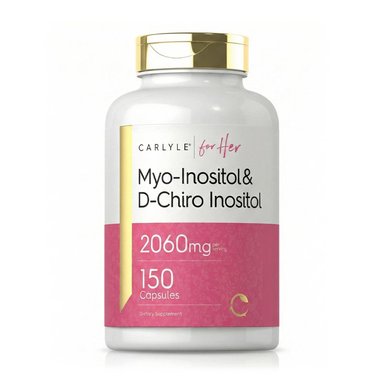 MYO-INOSITOL Y D-CHIRO INOSITOL 2060 MG (150 CÁPSULAS) - CARLYLE