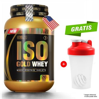 PROTEÍNA LEVEL PRO ISO GOLD WHEY 2.43 LBS VAINILLA