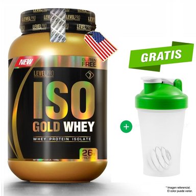 PROTEÍNA ISOLATADA LEVEL PRO ISO GOLD WHEY 1.1KG VAINILLA