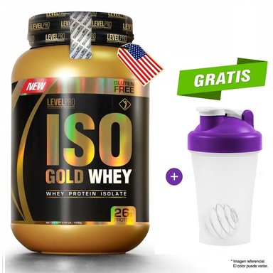 PROTEÍNA LEVEL PRO ISO GOLD WHEY 2.43 LBS CHOCOLATE RICH