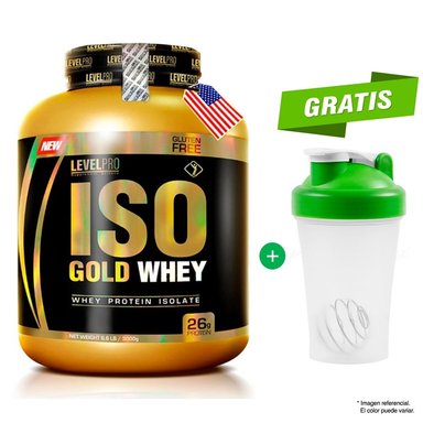 PROTEÍNA LEVEL PRO ISO GOLD WHEY 6.6 LBS CHOCOLATE RICH