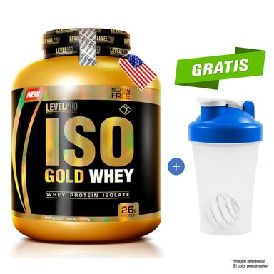 PROTEÍNA LEVEL PRO ISO GOLD WHEY 6.6 LBS CHOCOLATE