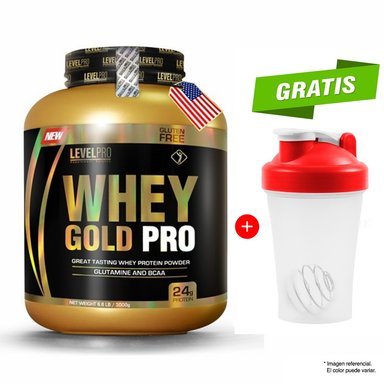 PROTEÍNA LEVEL PRO WHEY GOLD PRO 3000 GRAMOS VAINILLA