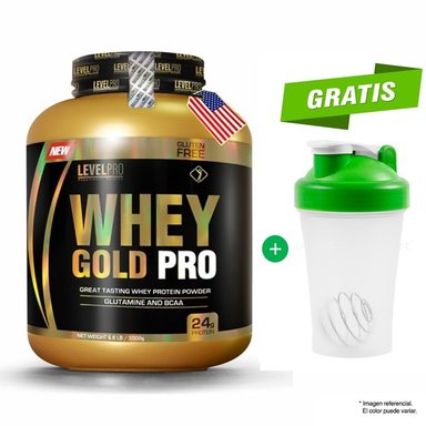 PROTEÍNA LEVEL PRO WHEY GOLD PRO 3KG VAINILLA