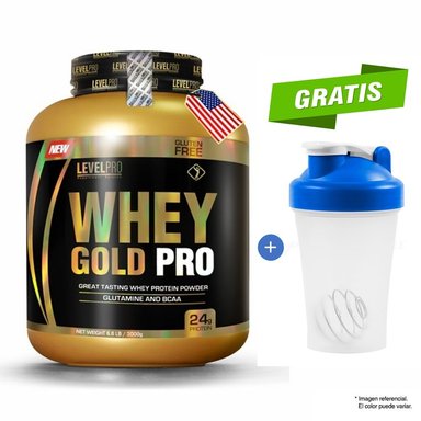 PROTEÍNA LEVEL PRO WHEY GOLD PRO 6.6LBS VAINILLA CREME