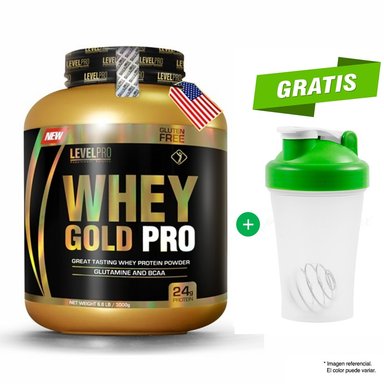 PROTEÍNA LEVEL PRO WHEY GOLD PRO 3KG CHOCOLATE + TOMATODO