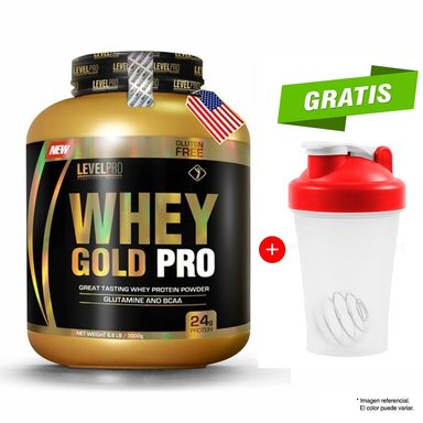 PROTEÍNA LEVEL PRO WHEY GOLD PRO 3KG CHOCOLATE SUERO DE LECHE