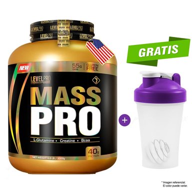 PROTEÍNA LEVEL PRO MASS PRO 3KG CHOCOLATE CONSTRUCTOR MUSCULAR
