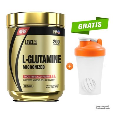 GLUTAPURE LEVEL PRO 500 GRAMOS + TOMATODO