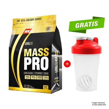 PROTEÍNA MASS PRO 6.81 KG VAINILLA LEVEL PRO