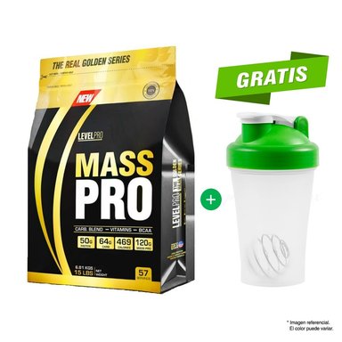 PROTEÍNA LEVEL PRO MASS PRO 6.81 KG VAINILLA