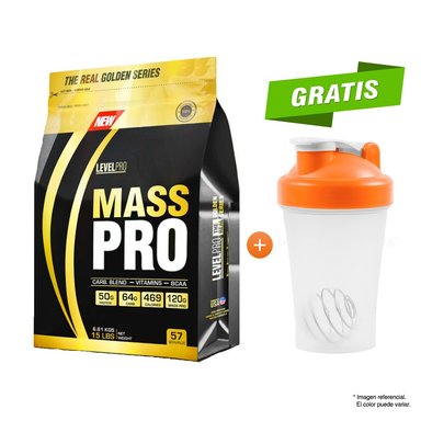 PROTEÍNA MASS PRO 6.81 KG VAINILLA + TOMATODO
