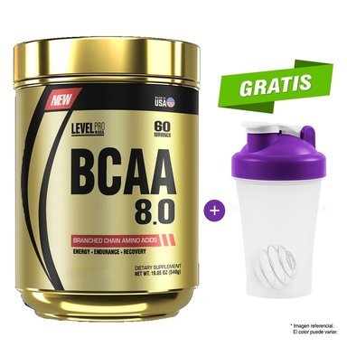 BCAA 8.0 AMINOÁCIDO LEVEL PRO 540 GR CITRUS PUNCH