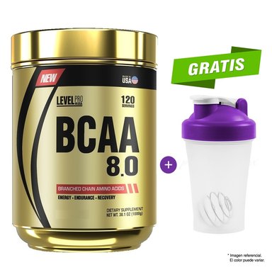 LEVEL PRO BCAA LEVEL 8.0 1 KG FRUIT PUNCH + SHAKER