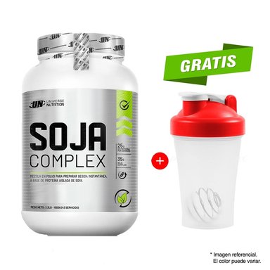 PROTEÍNA SOJA COMPLEX 1.5 KG UNIVERSE VAINILLA NUTRITION MÁS OBSEQUIO